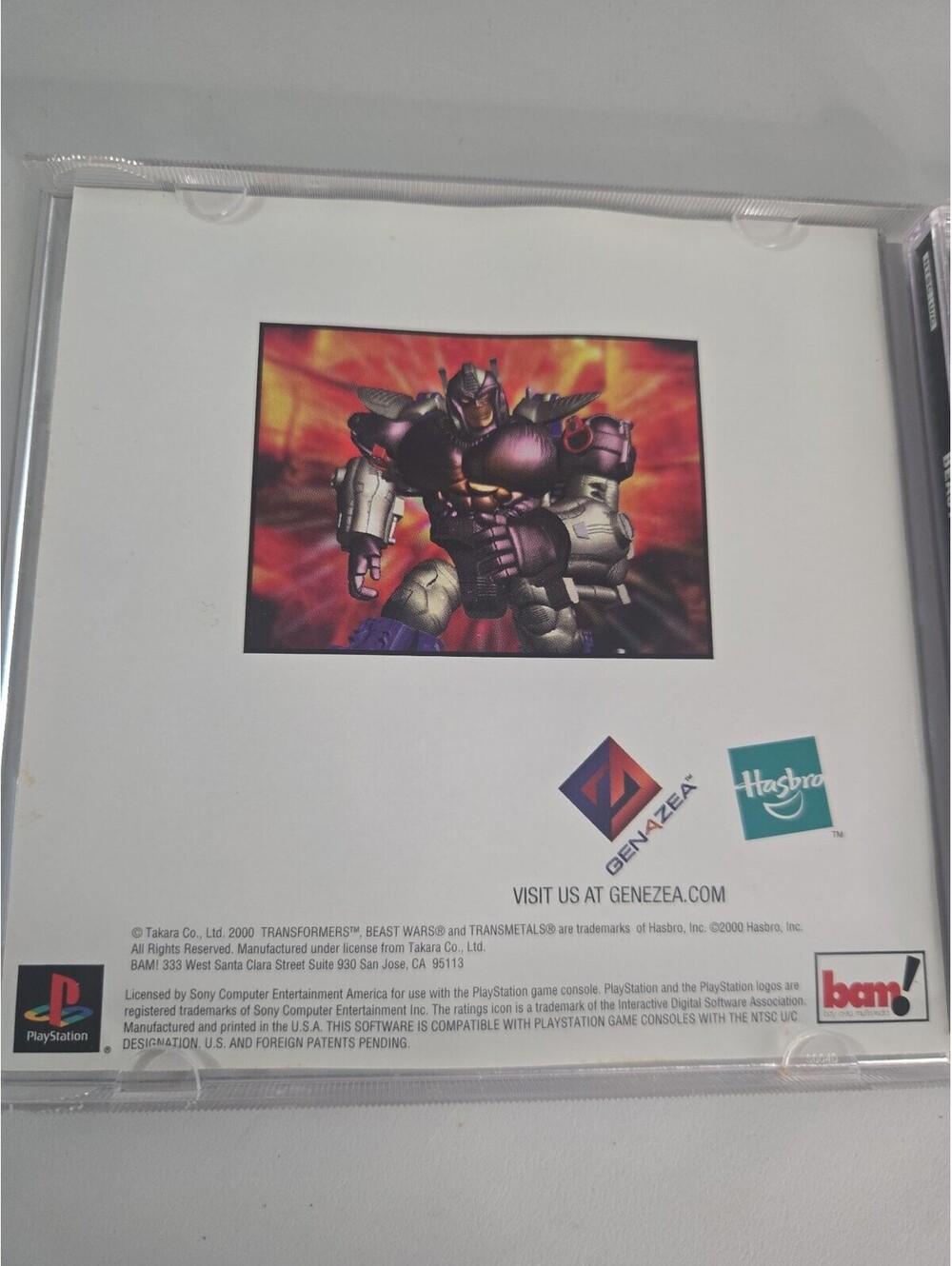 Transformers Beast Wars Transmetals Sony PlayStation 1 Complete In Box - Picture 4 of 5